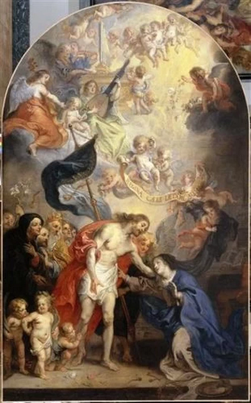 Il Cristo risorto appare alla Beata Vergine - Louvre, Parigi